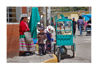 Popcorn cart, Peru