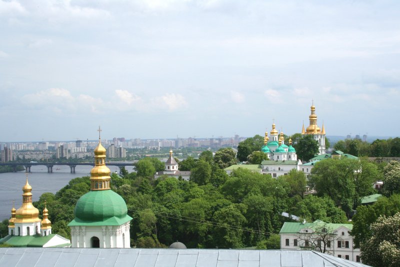 The Lower Lavra has extensive caves which were used as catacombs.