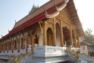 The temple was first built early in the the 18th century, but burned down and was rebuilt in the early 19th century.