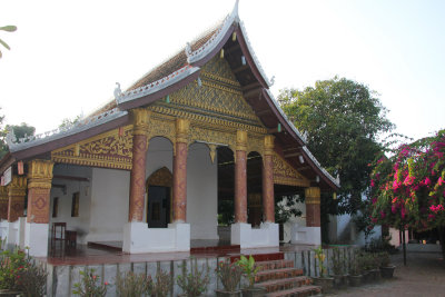 Another temple that I saw. There are a little more than 30 temples in the relatively small town of Luang Prabang.