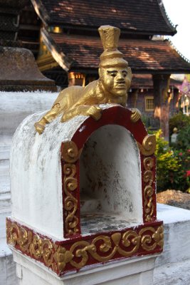 Interesting box at Wat Xieng Thong temple. It would make a nice mailbox!