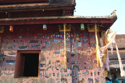View of the temple's exterior. It survived the 19th century Black Flag Haw Chinese invasion since they used it as a garrison.
