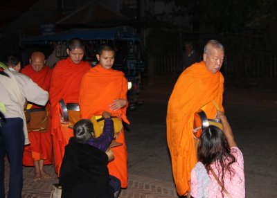 The monks are of all ages.