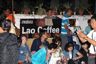 It being so early in the morning, I got some of this excellent Lao coffee.
