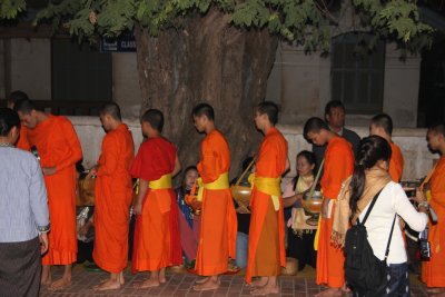 Seeing the procession of monks was a unique experience that I will never forget.