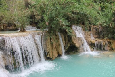 Close-up of the ever increasing falls.