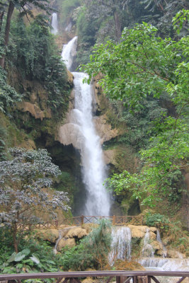 Close-up of the waterfall.  It is 180 feet high.