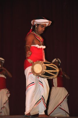 The program opened with the Magul Bera, the ceremonial drums.