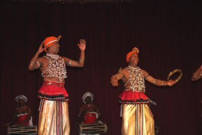 The presentation is put on by The Kandy Lake Club Dance Ensemble.
