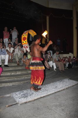 Fire walking in Sri Lanka can be traced back to the epic story of Rama and Sita.