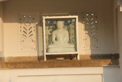 A lovely Buddhist statue that was there.