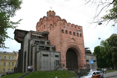 The Golden Gate, (11th Century) was the main ceremonial entrance to ancient Kiev.
