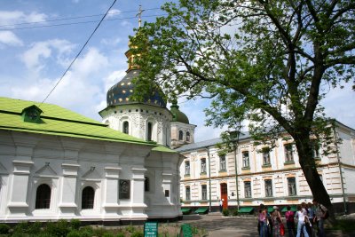 The Lavra (with over 80 bldgs.) was founded by monks in 1051 & was a center of enlightenment.