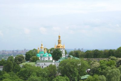 Pechersk Lower Lavra Monastery (site of many caves). Lavra means caves in Ukrainian.