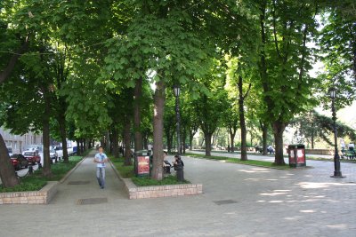 View of Moon Park in Odessa.