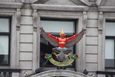 Ornament on the Bangkok Bank Building.