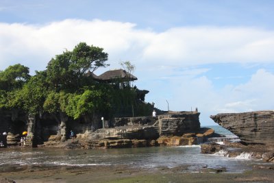 The temple is one of seven sea temples around the Balinese coast.