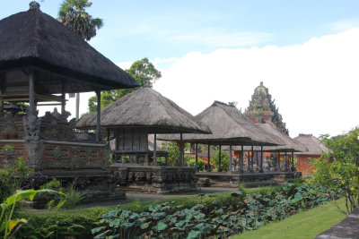 Moat surrounding the inner temple complex at Taman Ayun.