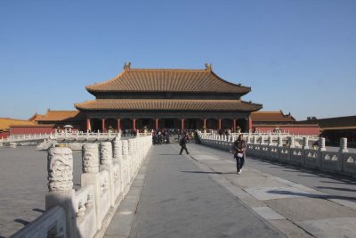 Palace of Heavenly Purity is the largest construction in the Inner Court of the Forbidden City.