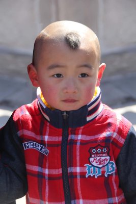 Close-up of the Chinese boy.