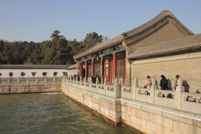 With an area of 2.2 square kilometers, Kunming Lake covers approximately three quarters of the Summer Palace grounds.