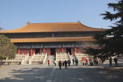 Ling'en Gate to the Changling Tomb, Emperor Yongle's tomb (1360-1424). He is buried there with his wife, Empress Xushi.