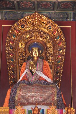 Another elaborate Buddha in the Hall of Everlasting Protection.