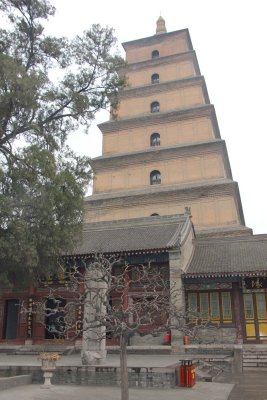 Xi'an was part of the Silk Road, which lead to India, the cradle of Buddhism.
