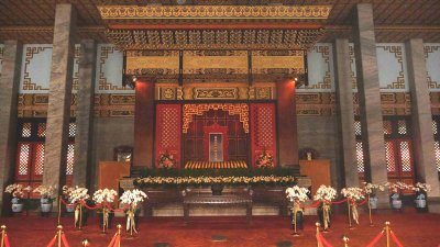 Interior of the Martyrs' Shrine.