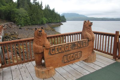 We went to the George Inlet Lodge in Ketchikan where we were going on a crab catch trip.