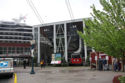 The Mt. Roberts Tramway terminal in Juneau.
