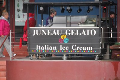 Gelato ice cream for sale.