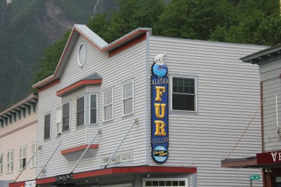 Another of the many fur stores in Juneau.