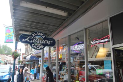 The Alaskan Liquor Cache.  Drinking is a popular pastime during those short winter days and long nights.