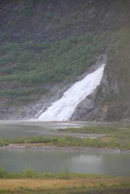 A nearby stream from melting winter snow and glacial ice.