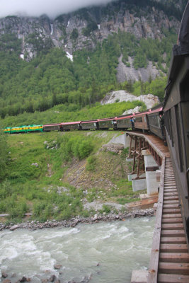 Building the WP&YR railroad was considered impossible. It was literally blasted through coastal mountains in only 26 months.