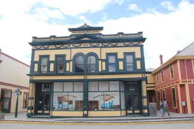 The ornate WP&YR Railroad Building, which was completed in 1900.