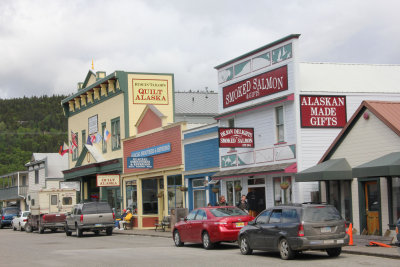 More tourist shops in Skagway.