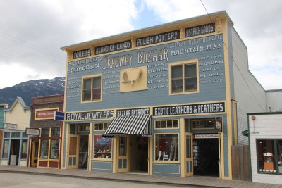 The Skagway Bazaar at 6th & Broadway is a well-known tourist and crafts shop.