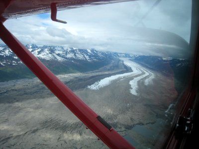 Ahead of us was mother of all glaciers in Denali, the Ruth Glacier.