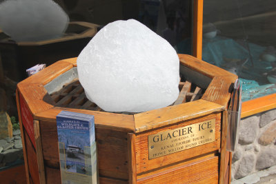 Glacial ice to promote the Kenai Fjords Tours and the Prince William Sound Cruises.