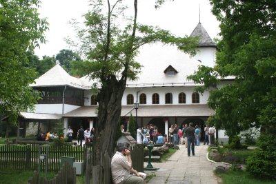 Entrance to the Village Museum in Bucharest which is the largest open air museum in Europe.