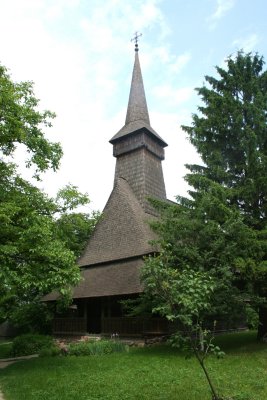 Representation of a simple Romanian church.