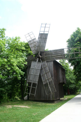 Windmill at the Village Museum.
