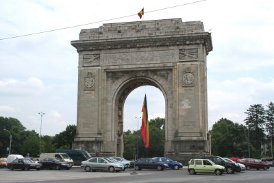 No, this isn't Paris, Bucharest has an Arch de Triumph, too! It was erected between 1935-1936.