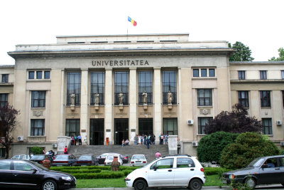 Bucharest University building.