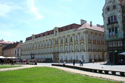Baroque-style Palace on Unirii Square.