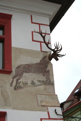 A corner of the landmark Stag House.