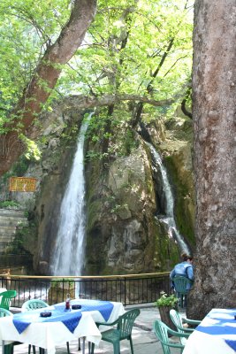Waterfall at the Bachkovo Monastery.