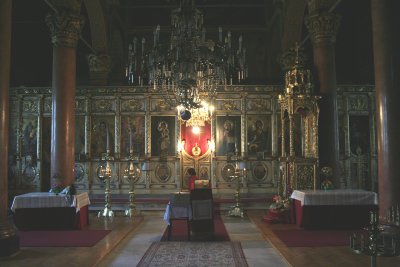 Interior view of the Virgin Mary Cathedral.